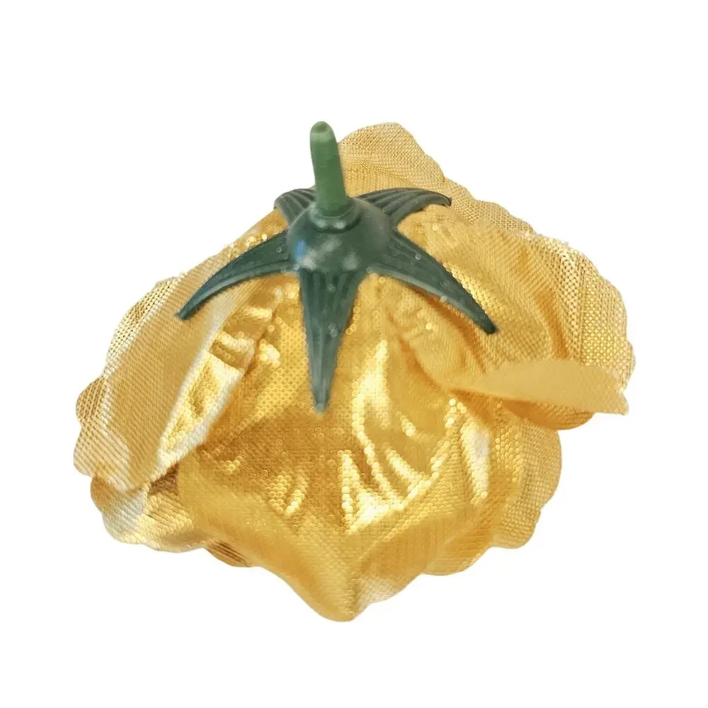 70 Gold Artificial Silk Rose Heads 3 Inch Wedding Craft Floral Decor Flowers DIY